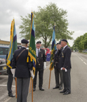 Standard Bearers waiting to form up